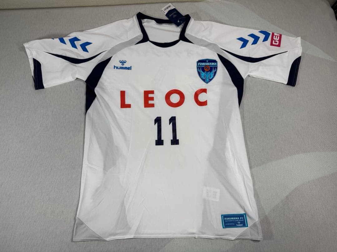 2010 横浜FC #11 カズ　三浦知良　ユニフォーム　ヒュンメル　未使用 L