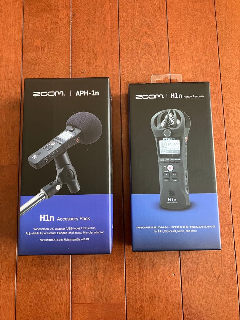 ZOOM H1n ハンディレコーダー APH-1nセット・新品未開封・未通電