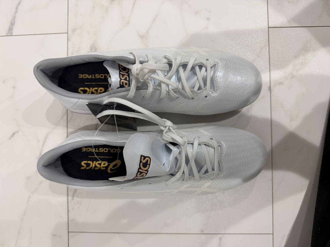 アシックス ゴールドステージ I-PRO MA2 白スパイク 高校野球対応 金具