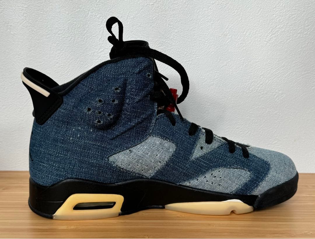 シューズ(男性用) NIKE Jordan 6 Retro Washed Denim 28cm