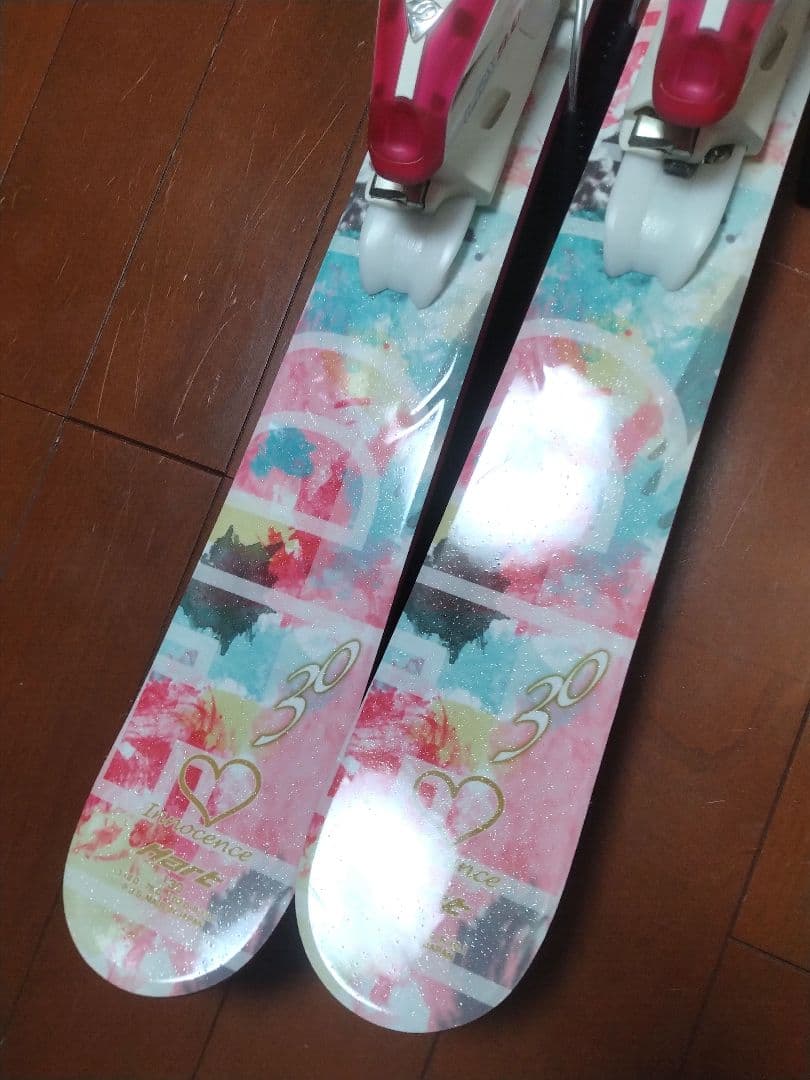 【美品☆】130cm　フリースタイルスキー板♪　ツインチップ！