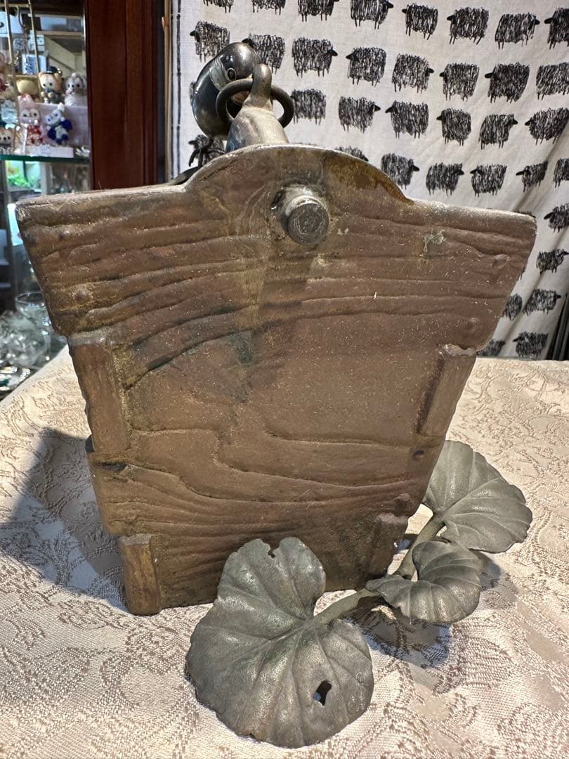 金工師　岩瀬清風　花器　花入　文鳥