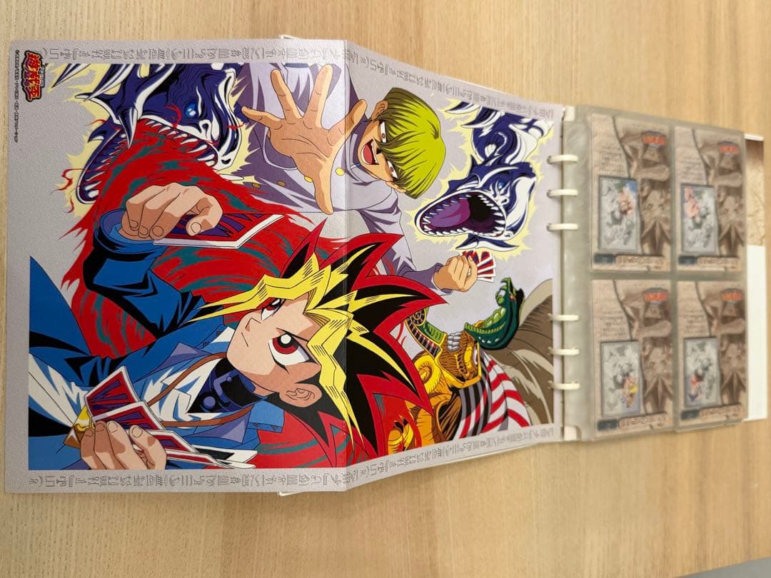 【希少】遊戯王コレクションアルバム (バインダー)＋カード50枚 天田印刷