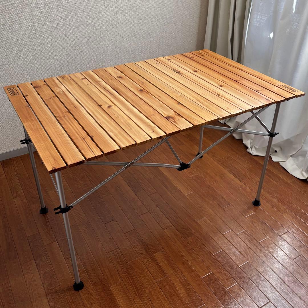 Coleman コールマン ナチュラルウッドロールテーブル（110）