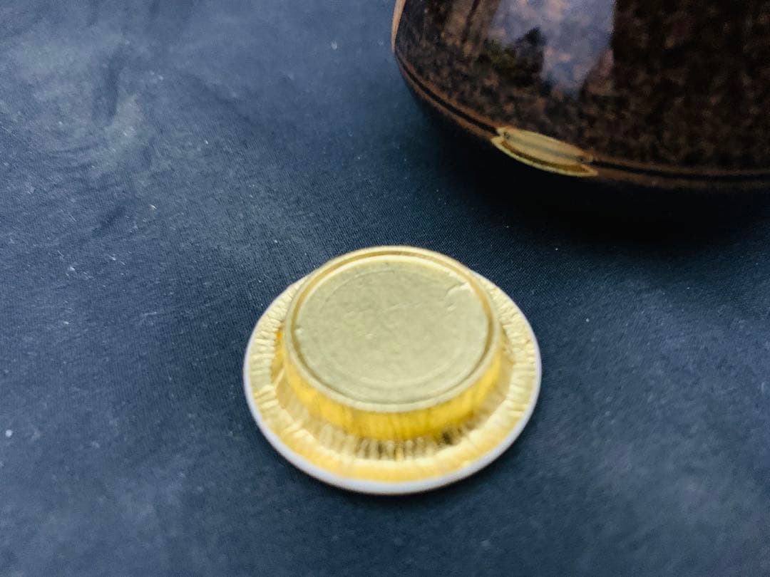 膳所焼　陽炎園　淡海ぜぜ　丸壷　茶入　共箱　茶道具