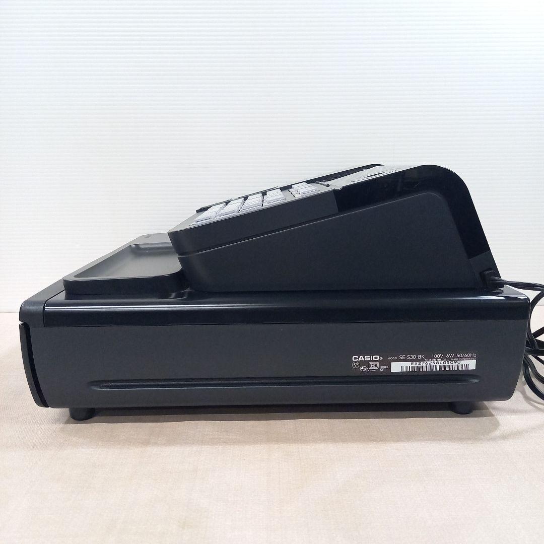 CASIO レジスター SE-S30-BK ブラック カシオ