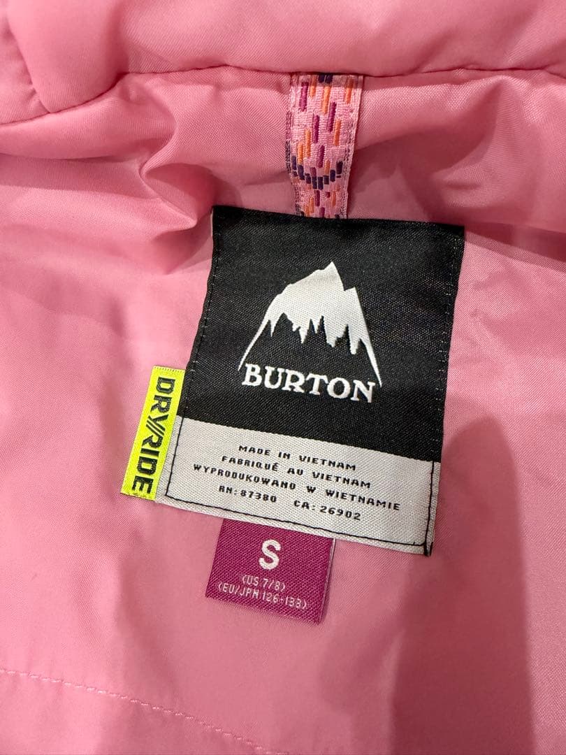 Burton ウエアキッズ　スノーウエア　S つなぎ　ワンピース
