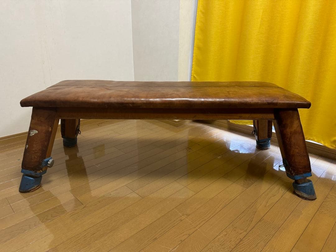 レザー フラットベンチ 高さ調整可能