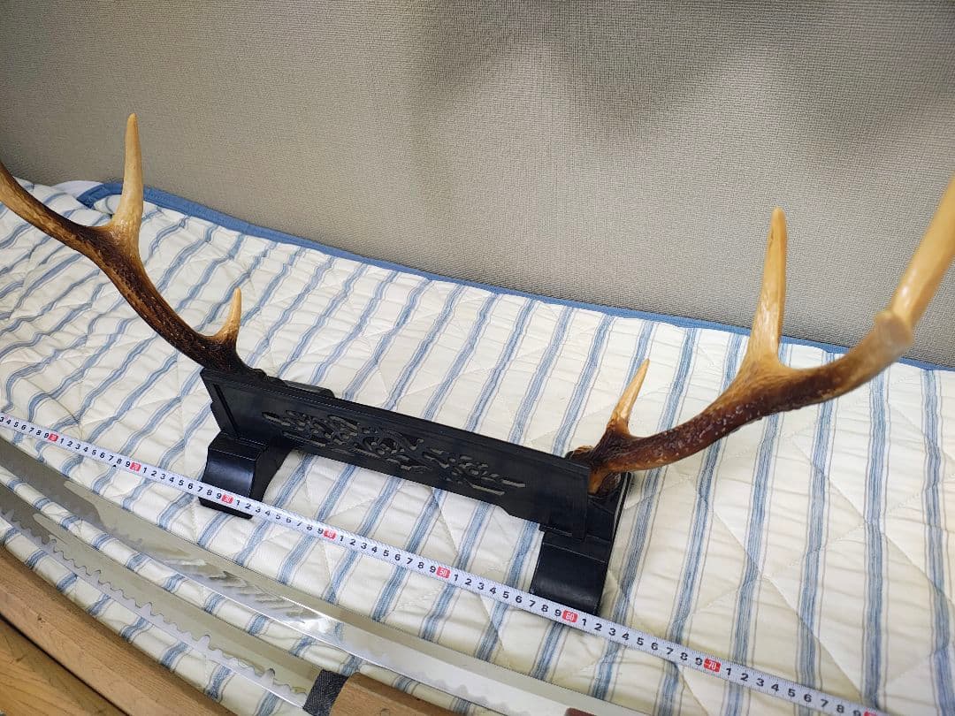 模造刀白鞘、打刀、脇差、飾り棚までセット　美品