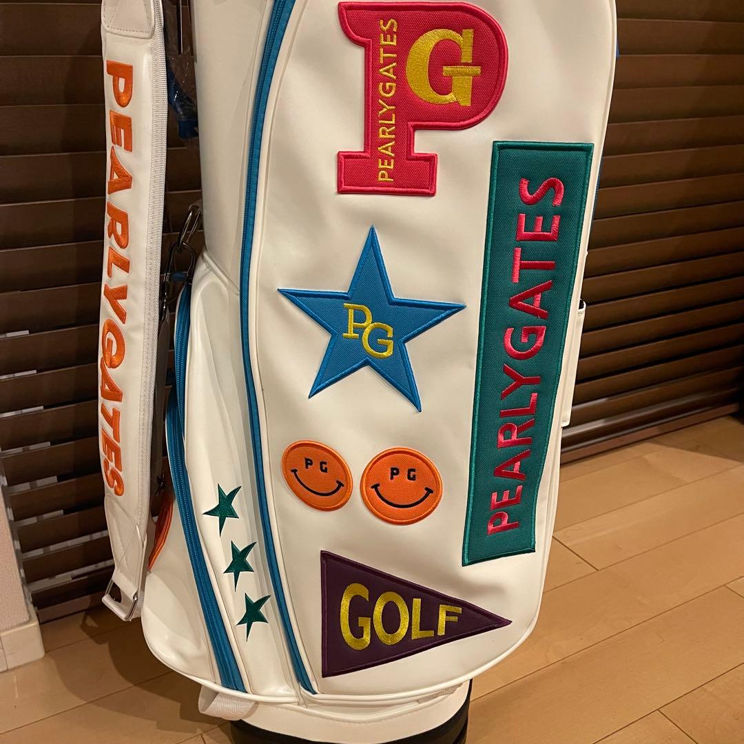 ま*ん様 【即発送】PEARLY GATESパーリーゲイツ キャディバッグ ゴル