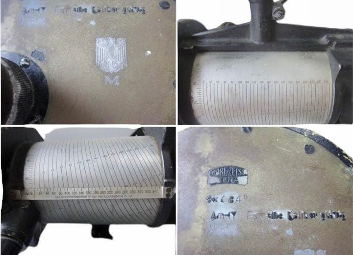 1930年　ドイツ海軍　Carl Zeiss 　カールツァイス　照準器/測距儀