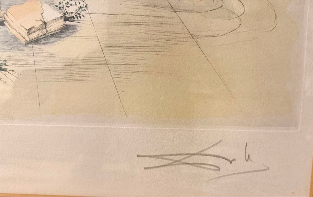 サルバドール・ダリ「The Cosmic Horseman」版画額装 #196