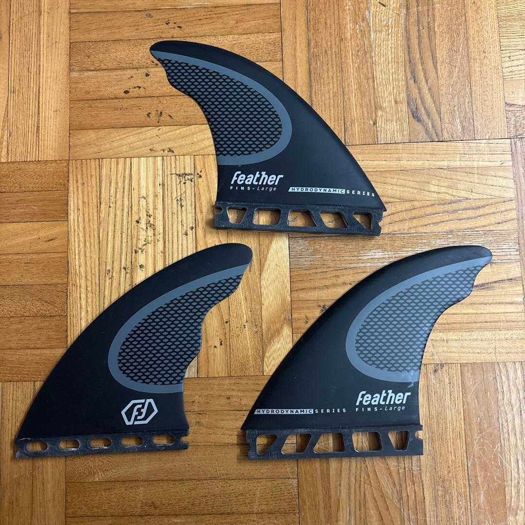 フューチャーフィン　サーフィン　ハイドロダイナミック Lサイズ　フェザーフィン