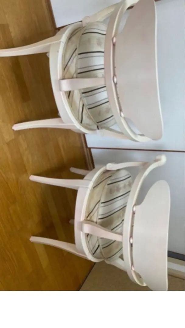 希少☆イタリア製♦️ロココ アンティーク ラウンドチェア ♦️高級生地使用♦️送料込