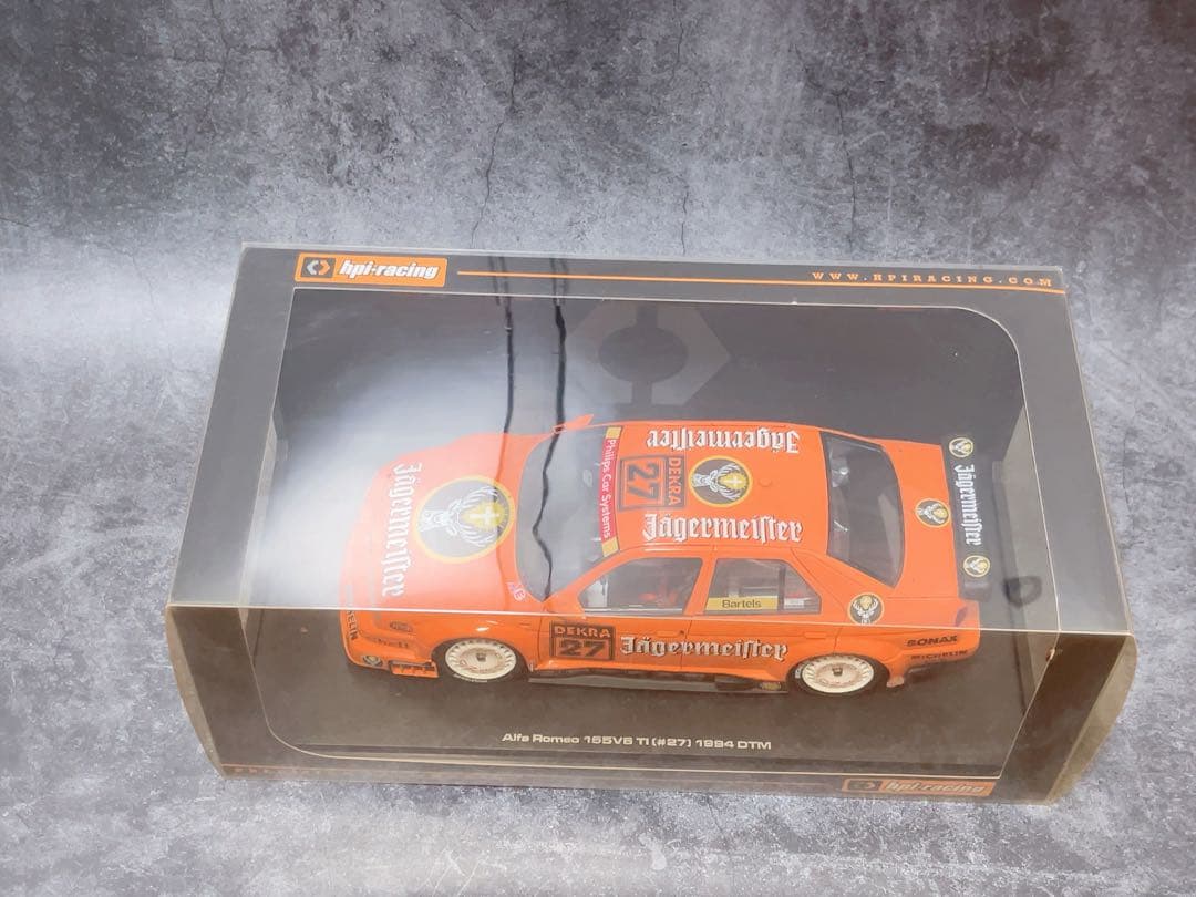 hpi Alfaromeo 155 V6 1994 DTM 1/18 ミニカー