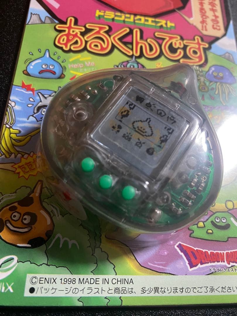 【新品未開封】ドラゴンクエスト あるくんです スライム型育成ゲーム 1998年