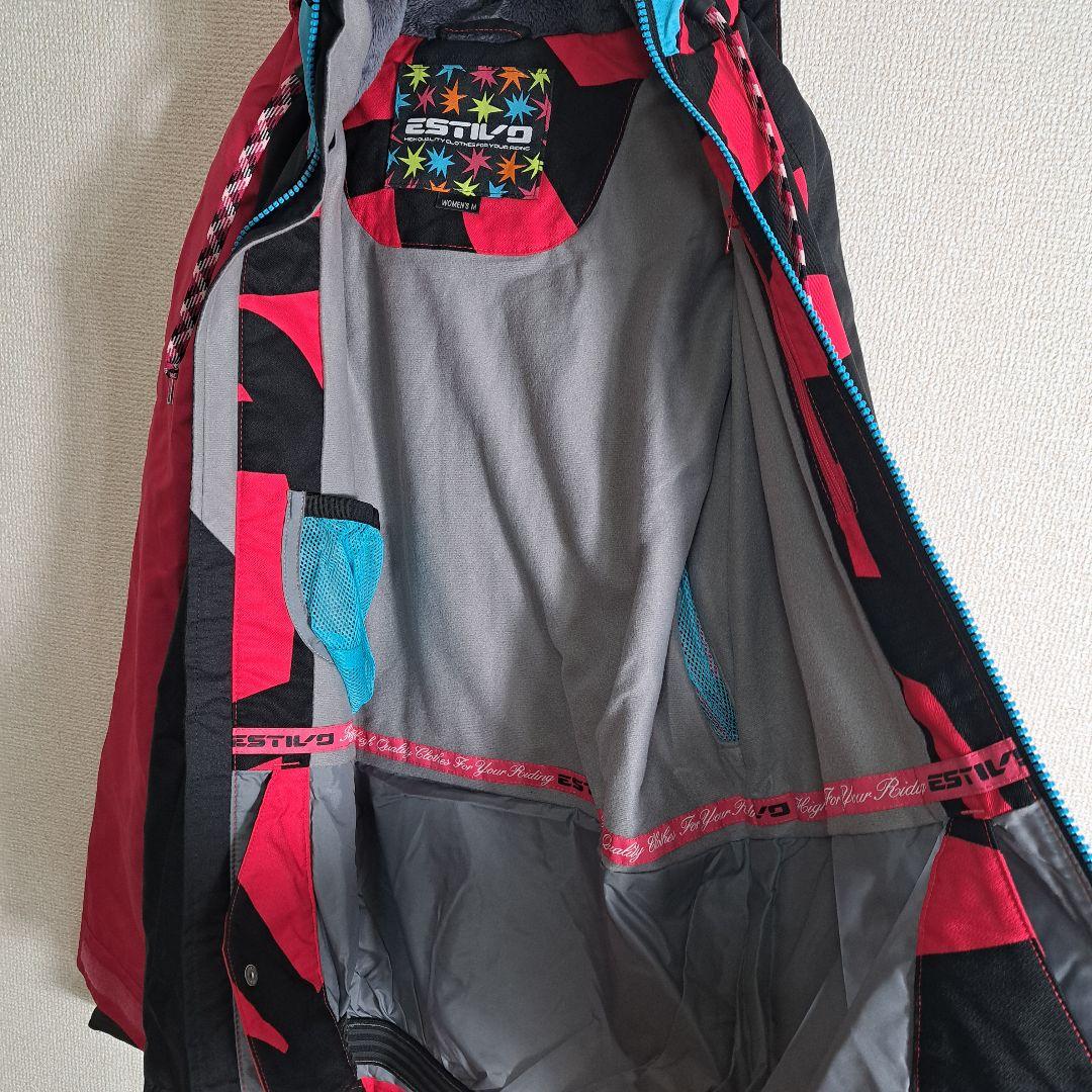 Q37★　ESTIVO　スノボウェア　セットアップ　レディース　M