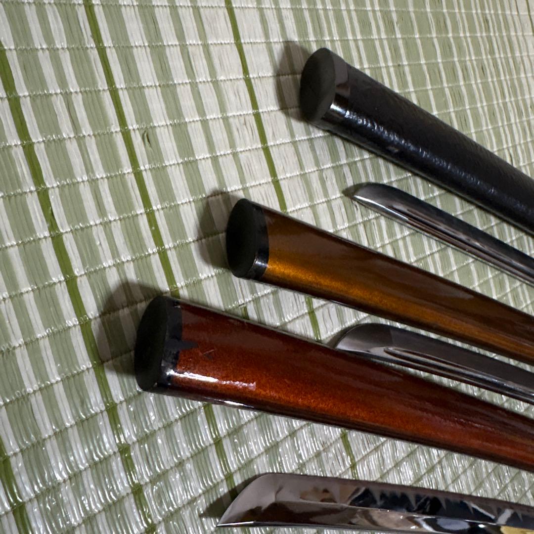 模造刀　模擬刀　小柄　武士　侍　伝統工芸　剣　ソード　太刀　　鍔　3本セット