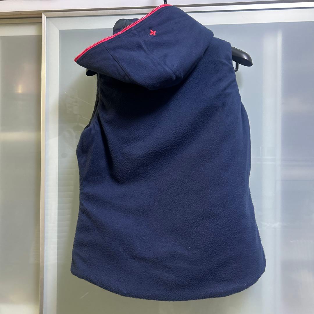 and per se♡フード付きリバーシブルネイビーカモフラージュベスト値下げ❗️