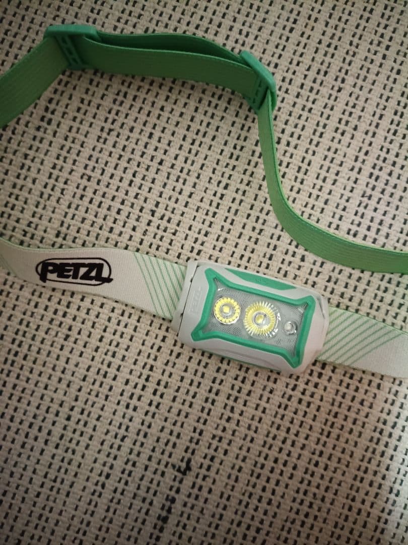 Petzl アクティックコア ヘッドランプ グリーン ペツル