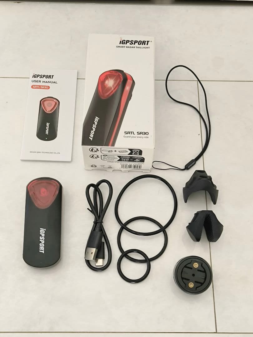 iGPSPORT SR30 レーダー テールライト 充電式