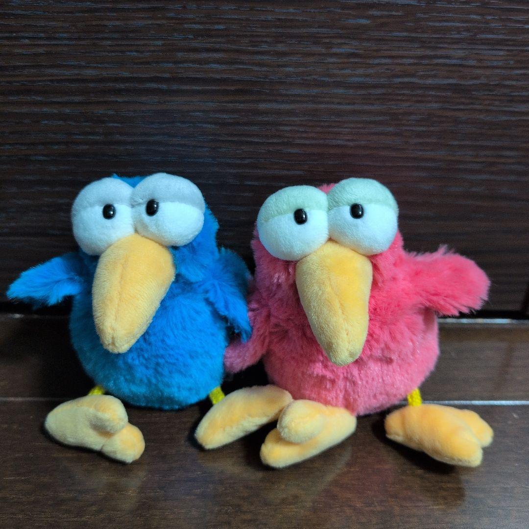 NICI　ハチドリぬいぐるみ　15cmだるま＆たまご