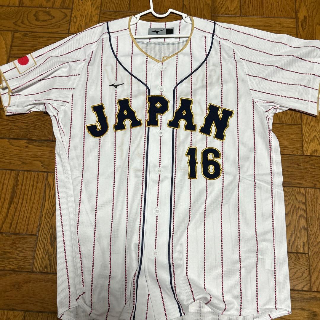 大谷翔平　WBCユニフォーム　刺繍　Lサイズ