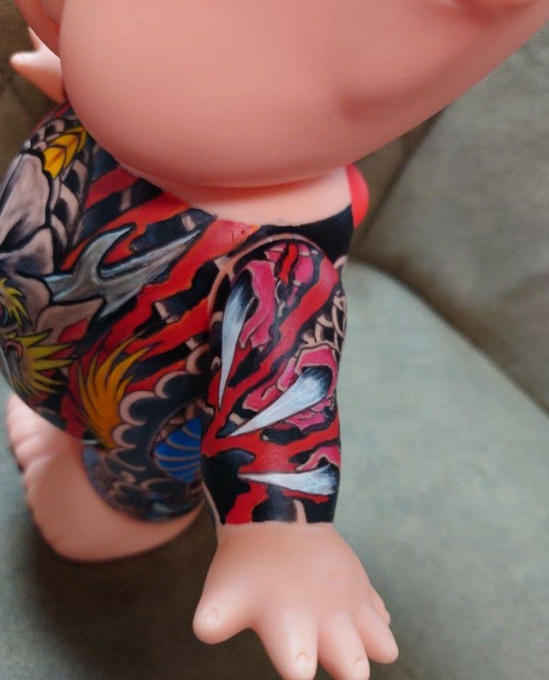 刺青 / TATTOO キュピー ハンドペイント JapaneseTATTOO