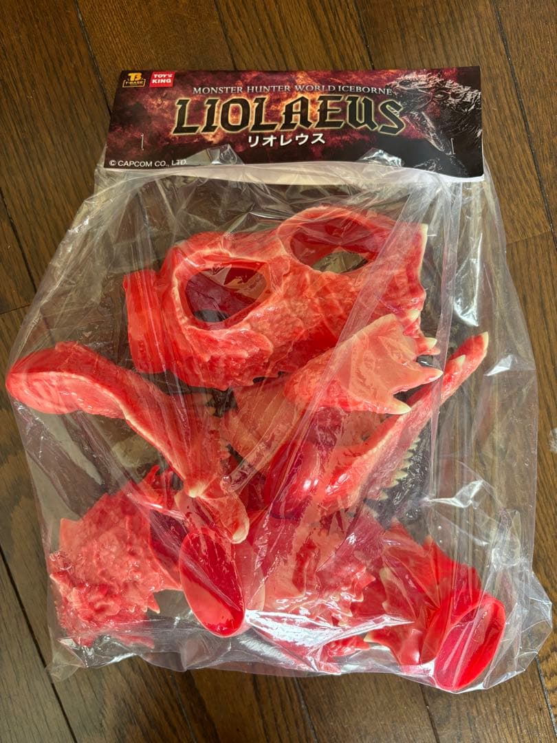 リオレウス モンハン　蓄光 GID 肉マーブル ソフビ ワンフェス