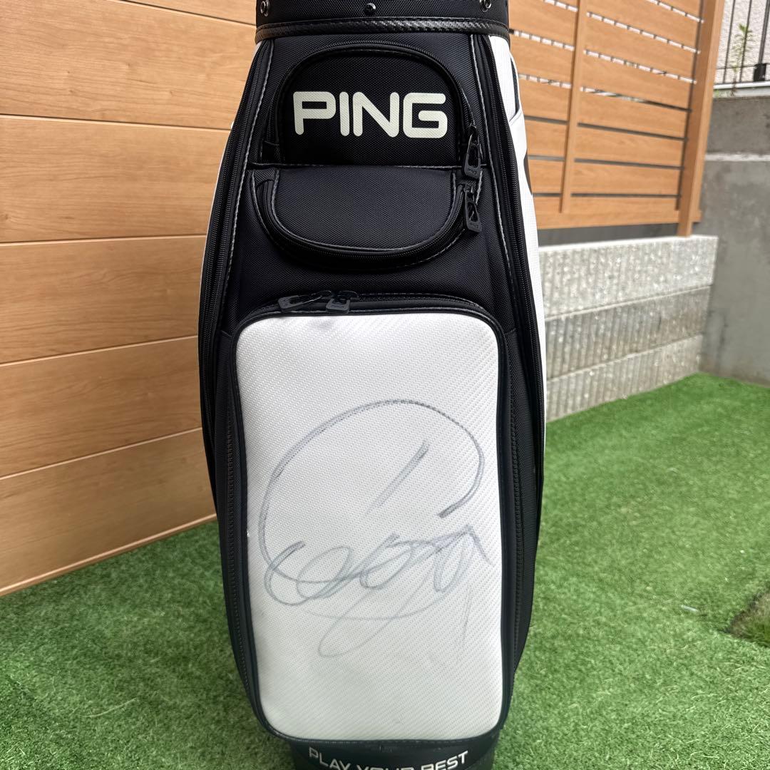 PING　キャディバッグ フラッグシップモデル ※蝉川泰果プロサイン入り