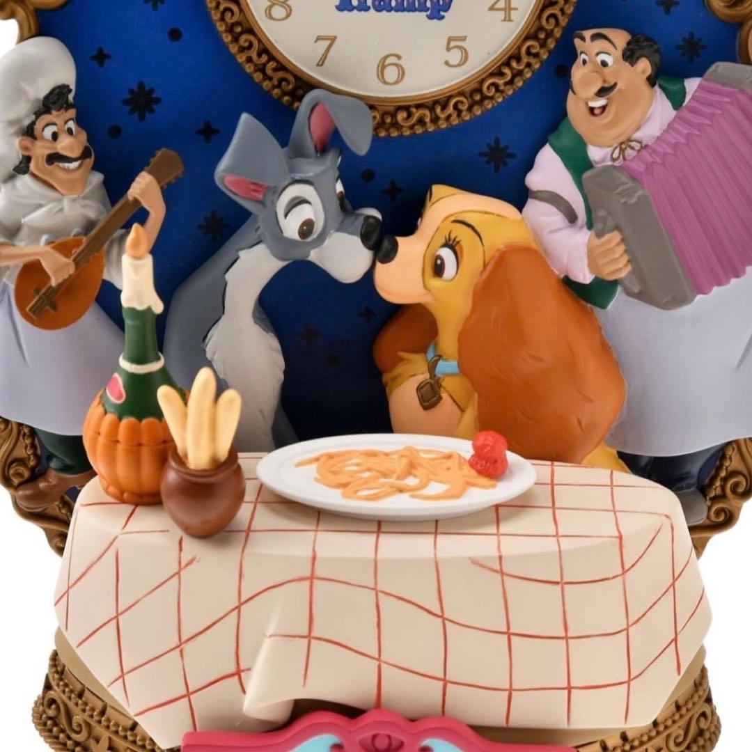 わんわん物語 時計 ライトアップ LADY AND THE TRAMP 70TH