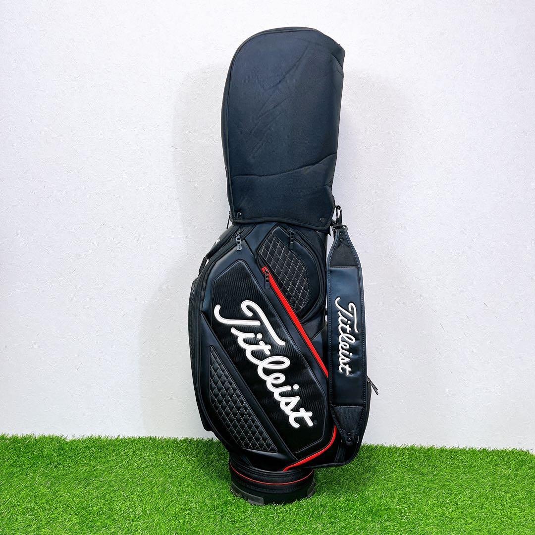 Titleist タイトリスト　キャディバッグ　ジェットブラック　ミドルサイズ