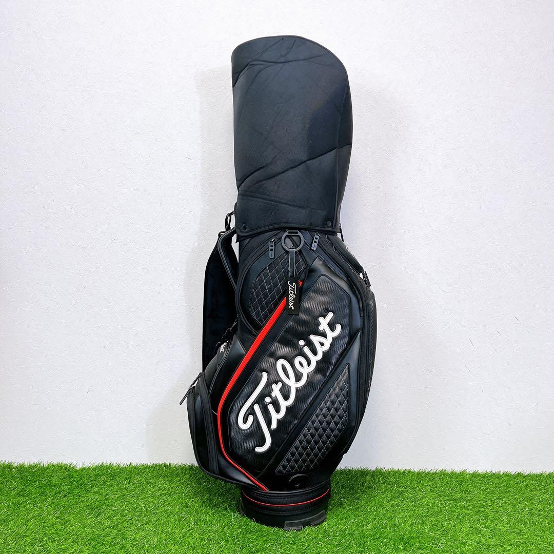Titleist タイトリスト　キャディバッグ　ジェットブラック　ミドルサイズ