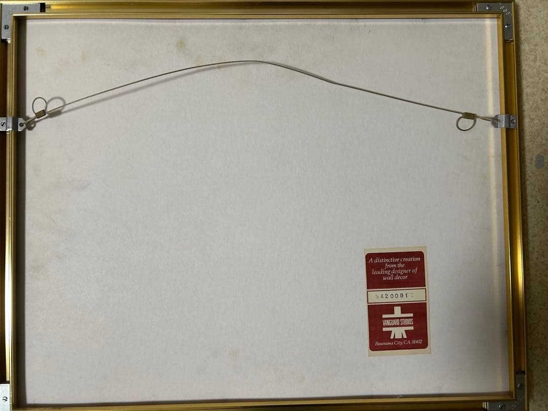 Maurice Silber モーリスシルバー水彩画 帆船　ヨット額装金