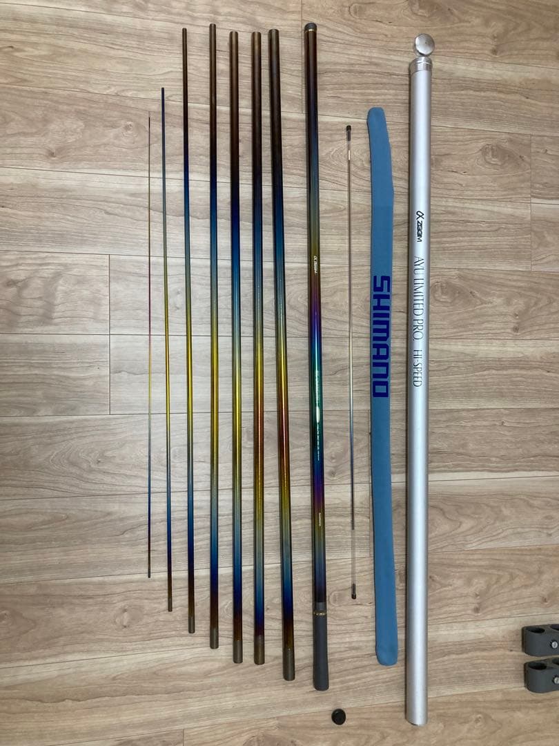 シマノ　アユ　リミテッドプロ　ハイスピードH2.75×ズーム90〜95替穂先付き