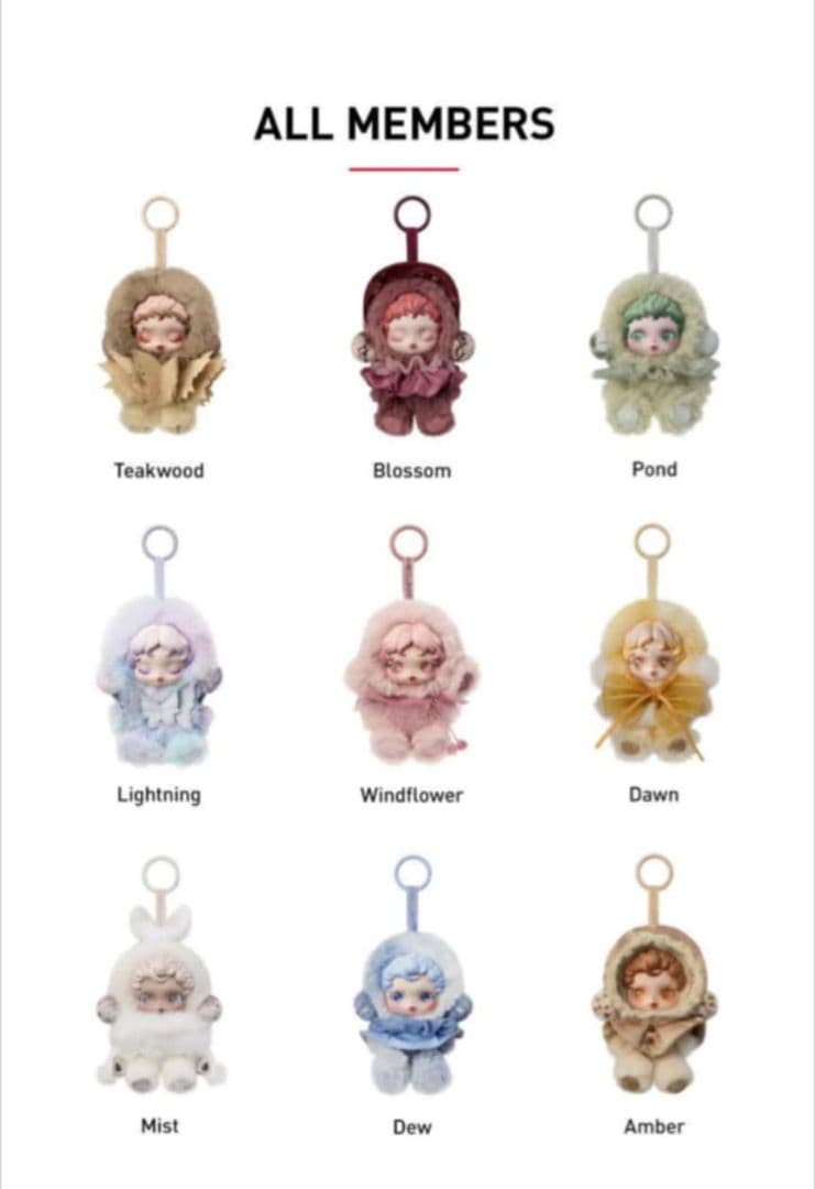 SKULLPANDA L’impressionnisme シリーズぬいぐるみ