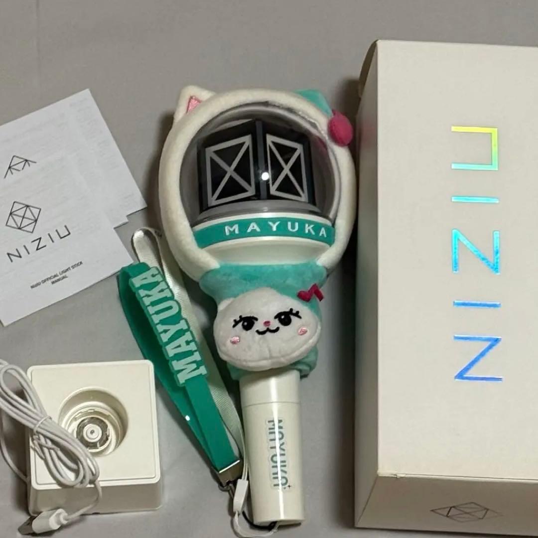 NiziU ペンライト MAYUKA ペンライトカバー ラバーバンド パッチン