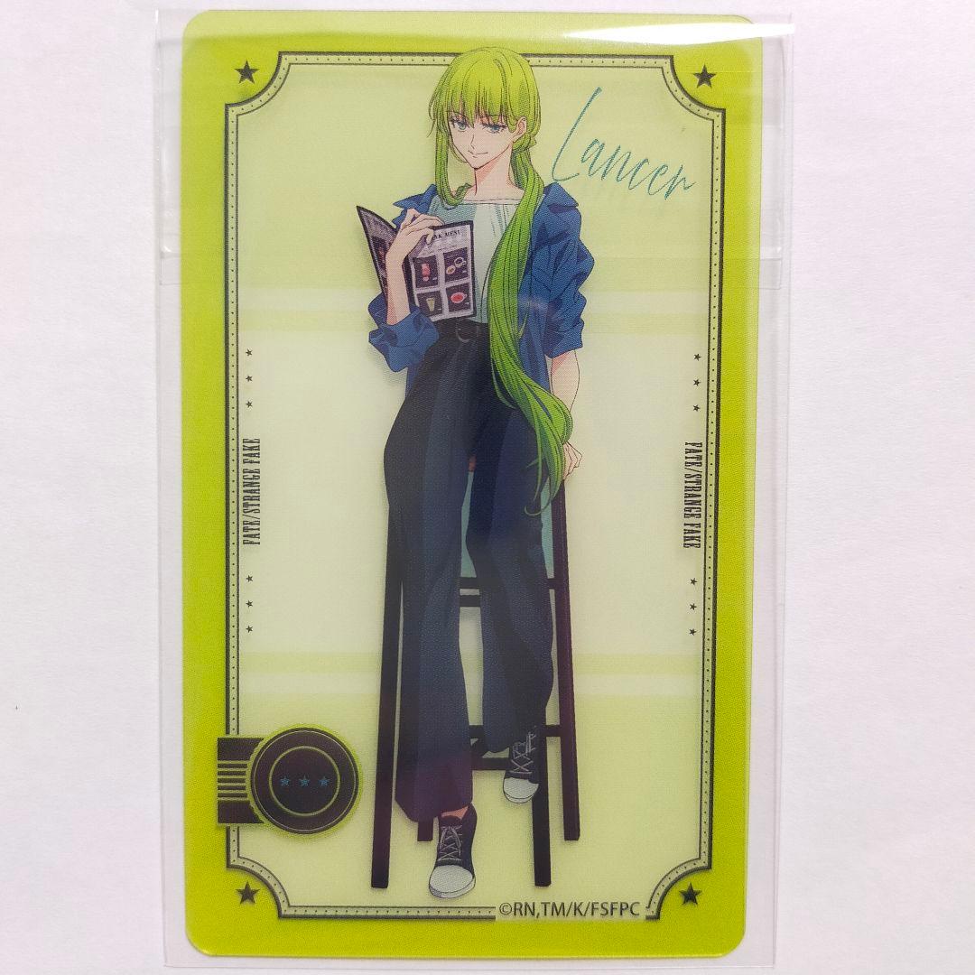 Fate strange Fake cafe ランサー アクスタ 缶バッジ