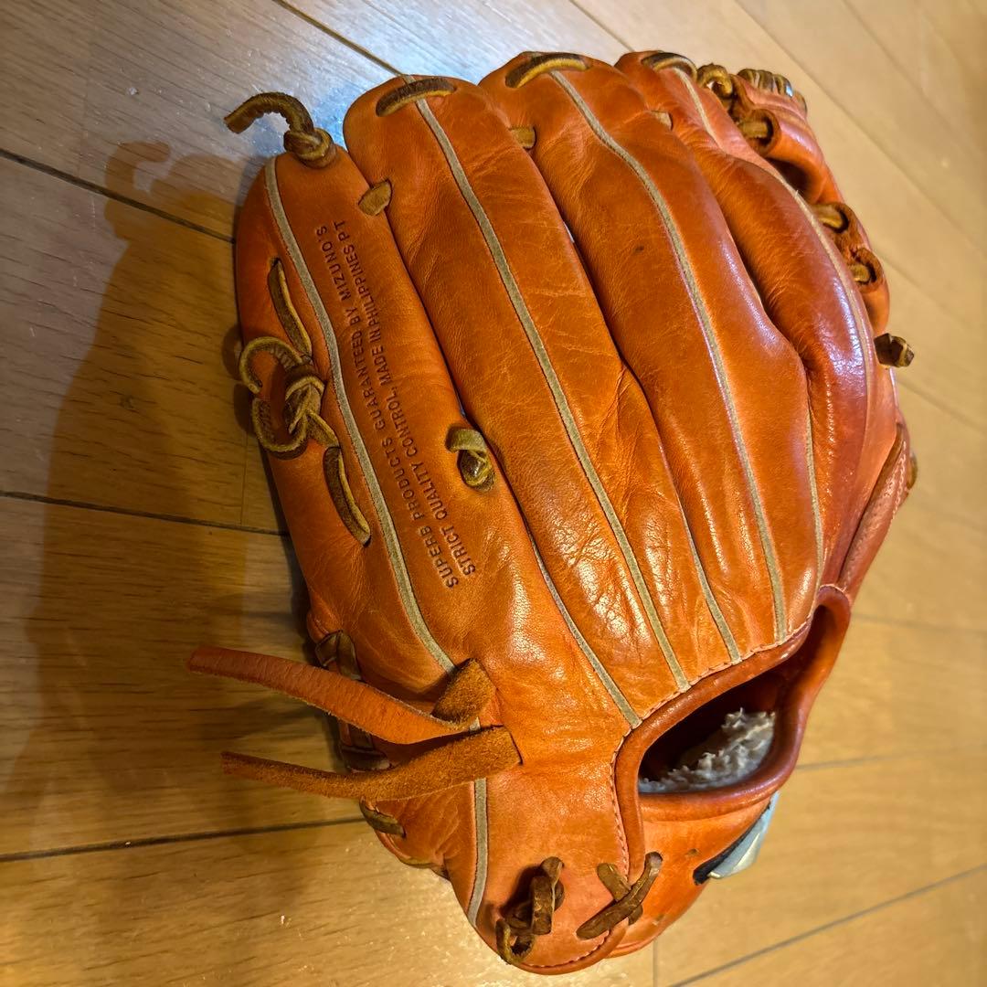 Global Elite 軟式グローブ オレンジ