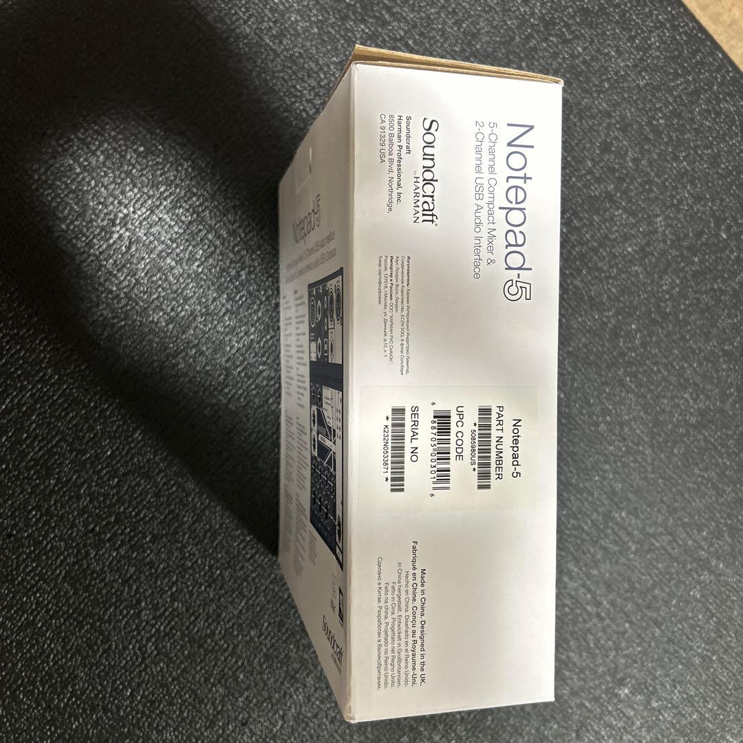 Soundcraft Notepad-5 オーディオインターフェイス