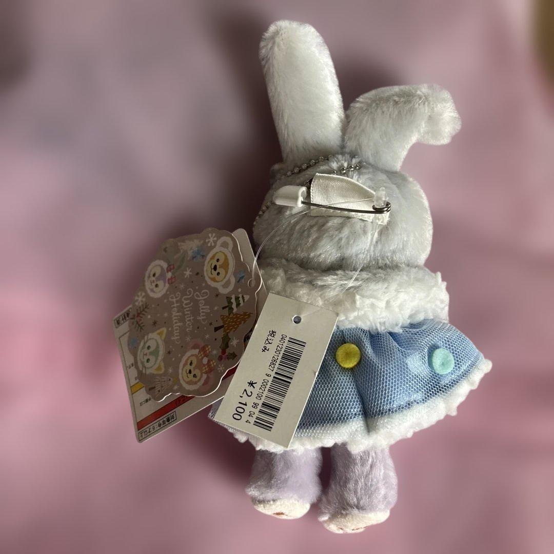 ウィンターホリデー　ステラルー　ぬいぐるみバッジ　東京ディズニーシー