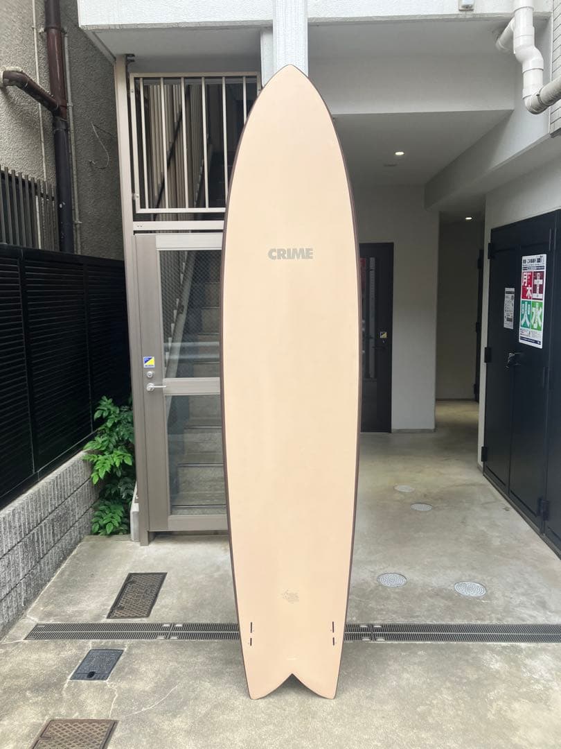 CRIME ロングフィッシュブラウン ベージュ