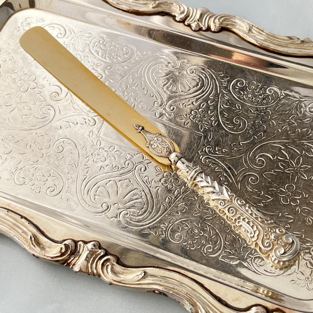 【Adie & Lovekin Ltd】【純銀ハンドル】レターナイフ 1889年