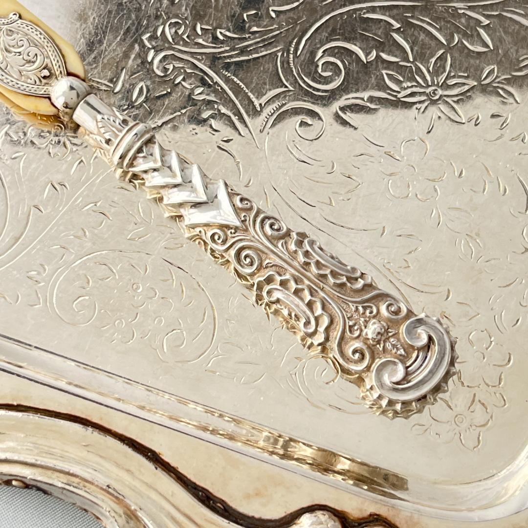 【Adie & Lovekin Ltd】【純銀ハンドル】レターナイフ 1889年