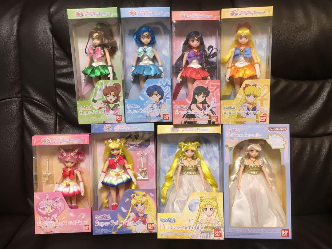 セーラームーン　セーラー戦士　スタイルドール　人形　Style doll　８個