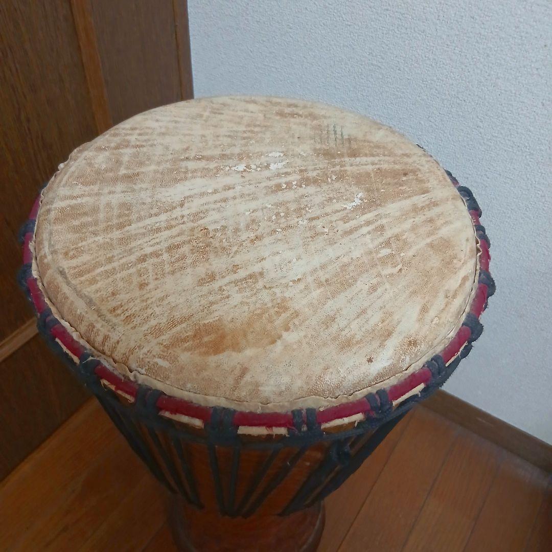 ジャンベ　 打楽器 　彫刻