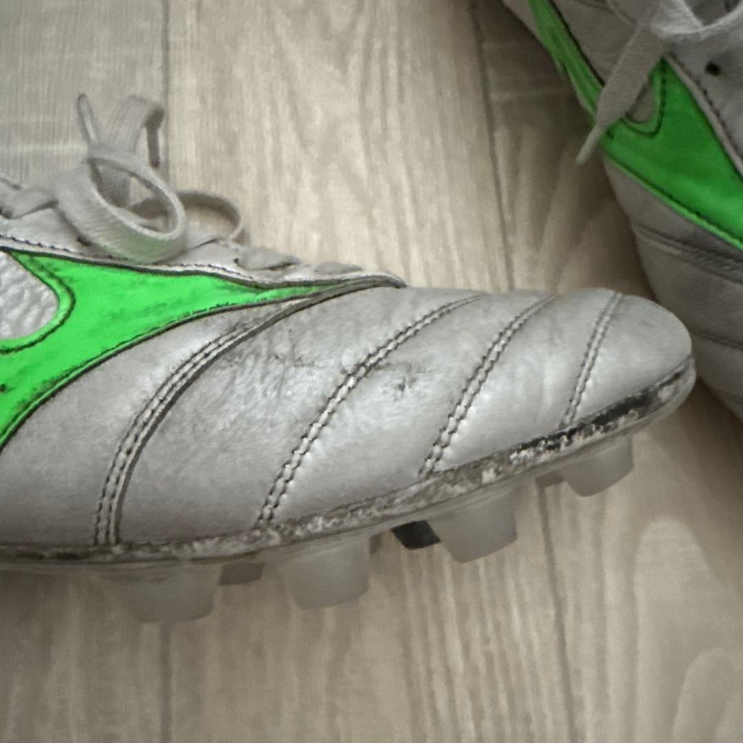 モレリア2Japanサッカーシューズ 日本製 ホワイト/グリーン　限定　グリーン
