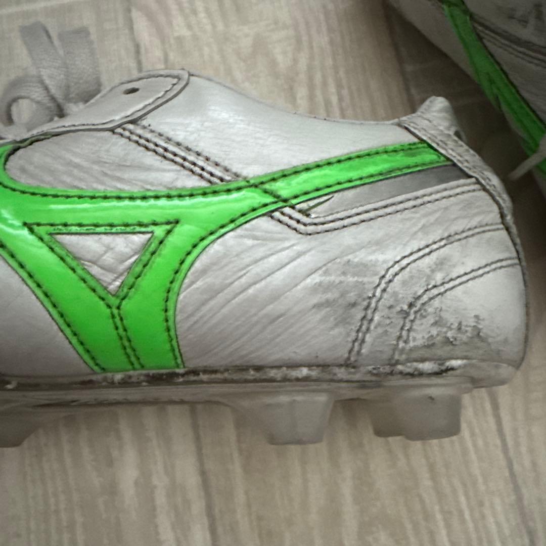 モレリア2Japanサッカーシューズ 日本製 ホワイト/グリーン　限定　グリーン