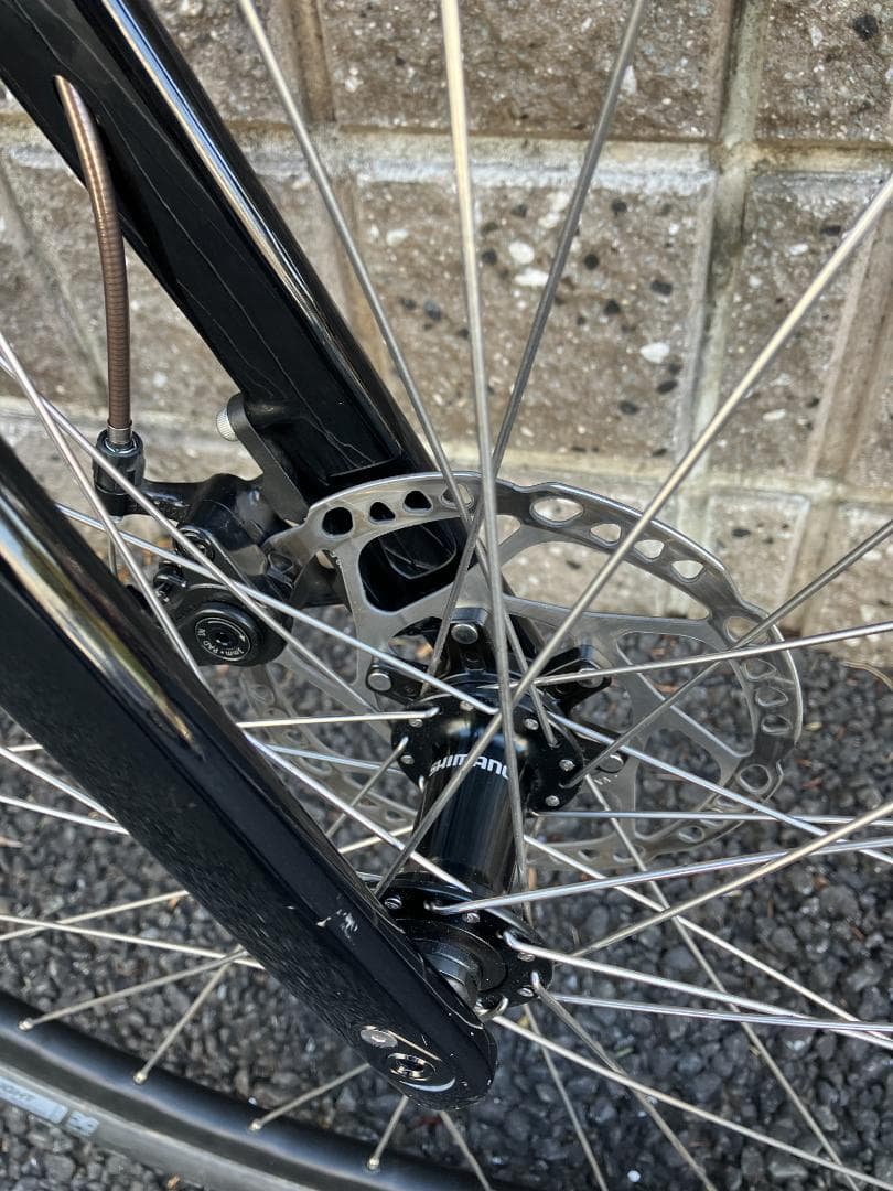 【直接取引限定】チタンフレーム グラベルバイク フラットバー サイズ52