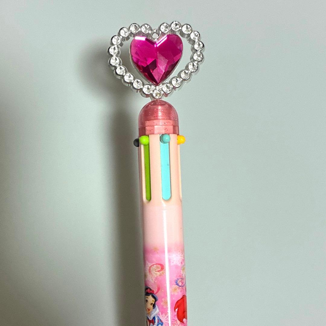 多色ペン　ボールペン　限定　シンデレラ　ベル　アリエル　白雪姫　アラジン